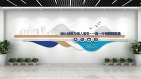 企业文化公司展板发展历程公司前台背景