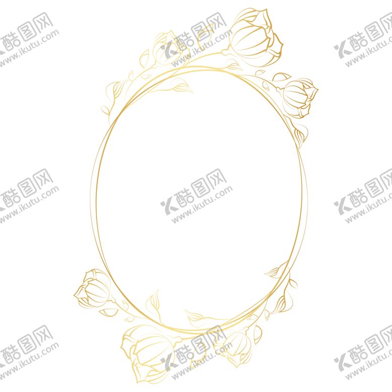 编号：95673401251306364084【酷图网】源文件下载-植物花朵边框免抠图