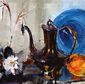 印象派静物油画