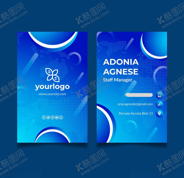 编号：28065410031300413297【酷图网】源文件下载-名片模板