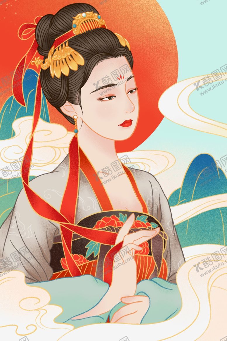 编号：73109302051411226453【酷图网】源文件下载-古典美女