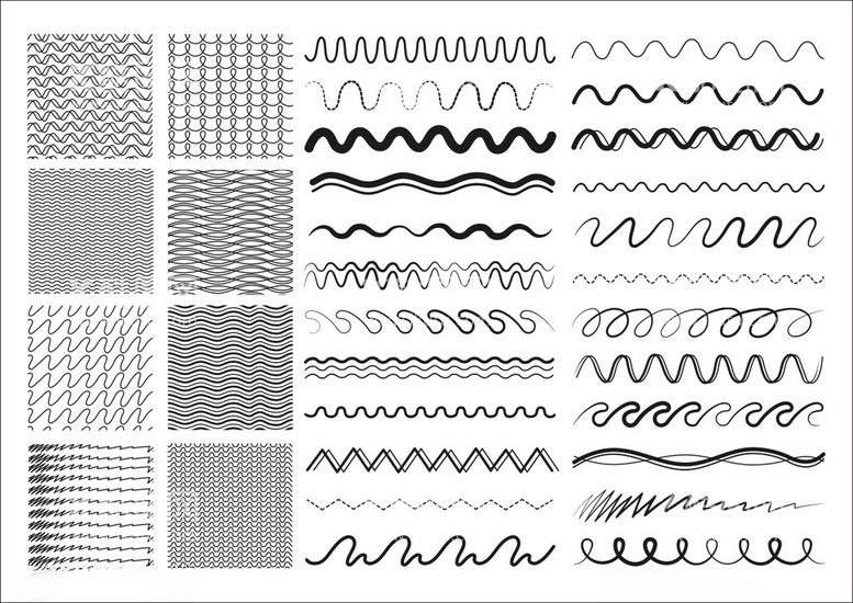 编号：65643112212344234749【酷图网】源文件下载-波浪线