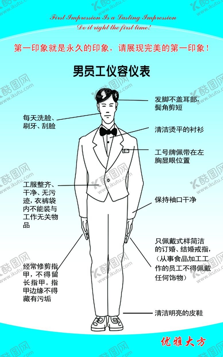 编号：57593709291757051518【酷图网】源文件下载-仪容仪表酒店仪容仪表员