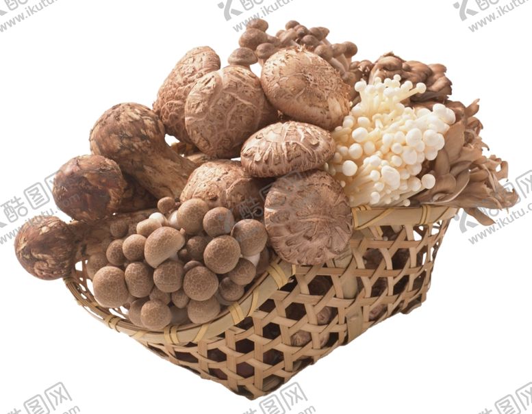 编号：44580609220752548929【酷图网】源文件下载-一篮子蘑菇