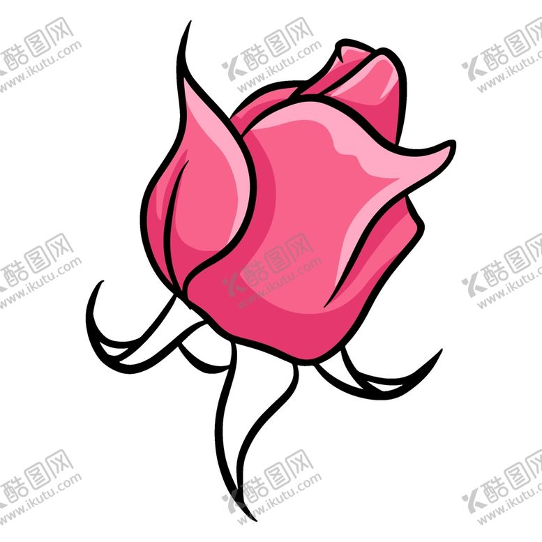 编号：28341909191158035407【酷图网】源文件下载-手绘玫瑰花