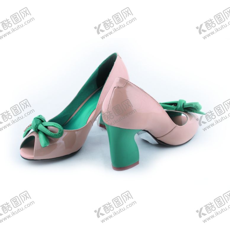 编号：33978810211603493496【酷图网】源文件下载-绿青色女鞋