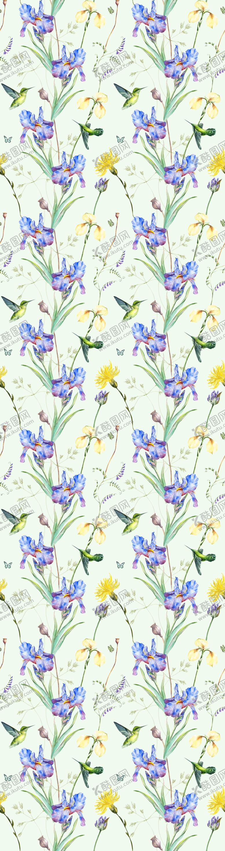 编号：11454609241031183079【酷图网】源文件下载-乱花大牌循环图矢量图位