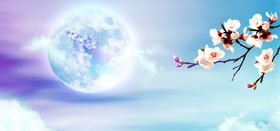 中秋波点风创意海报