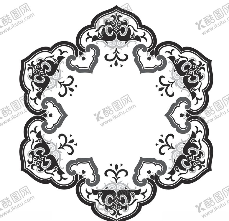 编号：88754206270114098222【酷图网】源文件下载-镂空花图案