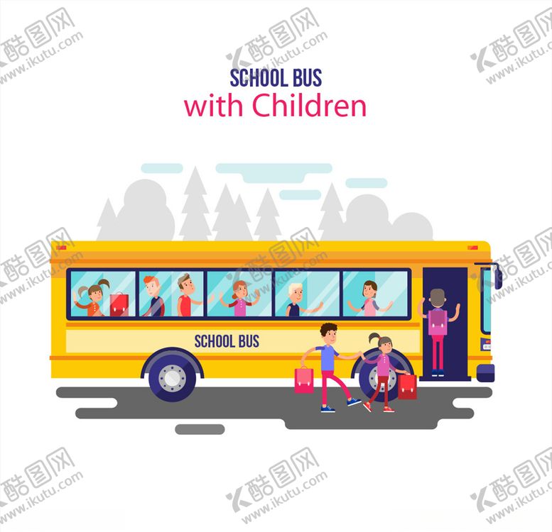 编号：93791009270357188576【酷图网】源文件下载-校车