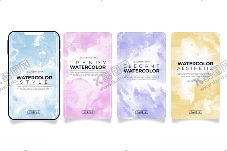 编号：78489804110130555006【酷图网】源文件下载-多彩手机壳设计效果图