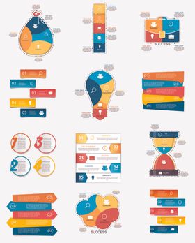 商务创意信息图表