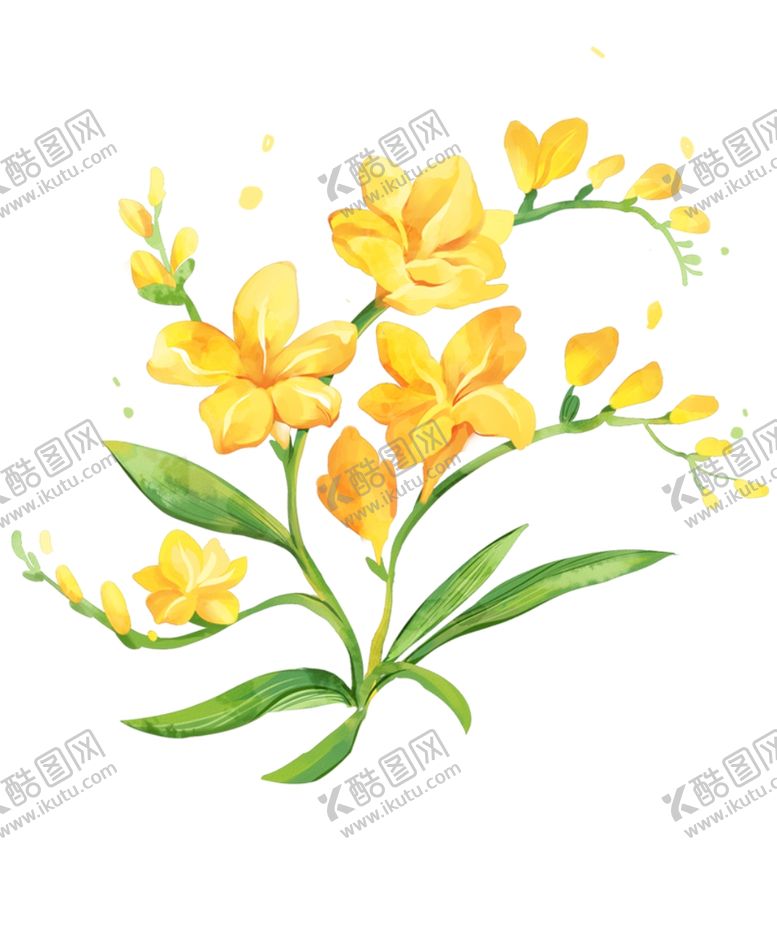 编号：87303506251218247618【酷图网】源文件下载-手绘鲜花