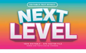 3D字体设计三维创意发光