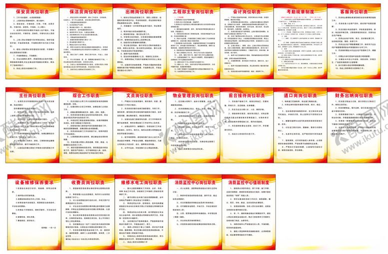 编号：62915804131835508284【酷图网】源文件下载-物业管理全套制度