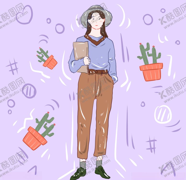 编号：29711109221550443096【酷图网】源文件下载-插画人物