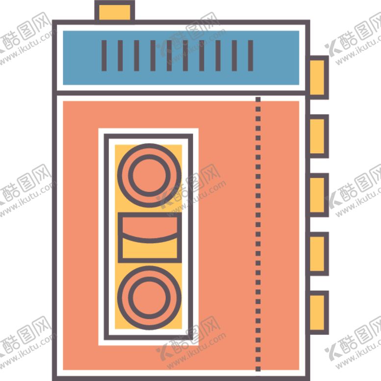 编号：83710509290018039344【酷图网】源文件下载-卡塞特播放器