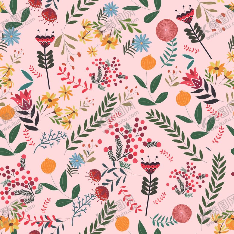 编号：28926809220134124263【酷图网】源文件下载-碎花印花