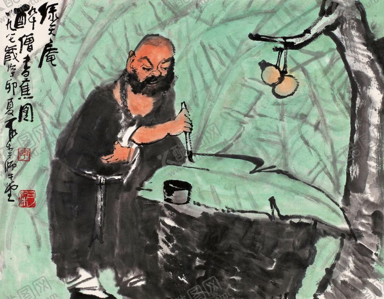 编号：41331309091845445393【酷图网】源文件下载-李可染国画