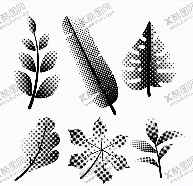 编号：93919010310939193716【酷图网】源文件下载-线条矢量手绘花草植物