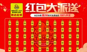 小黄鸭开业红包墙