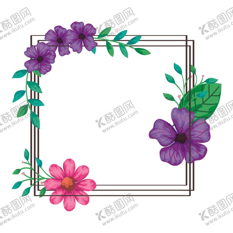 编号：43726505110204388186【酷图网】源文件下载-矢量手绘花朵