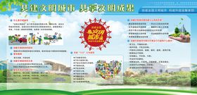 编号：94768509231734168031【酷图网】源文件下载-共建文明城市   争当文明市民