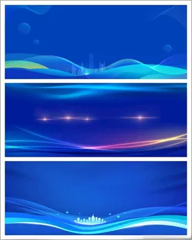 蓝色背景舞台背景海报背景