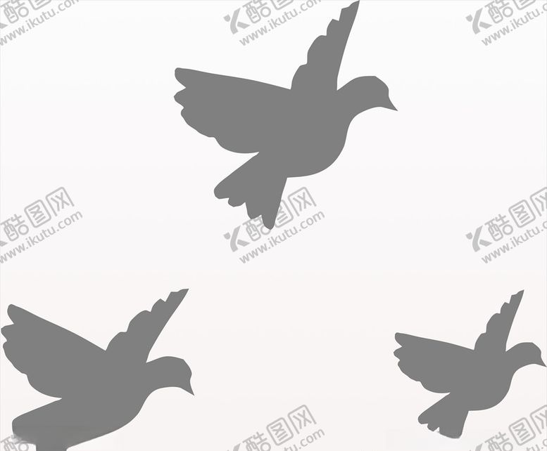 编号：71053005041042369612【酷图网】源文件下载-灰色的鸽子免抠图动植物元素