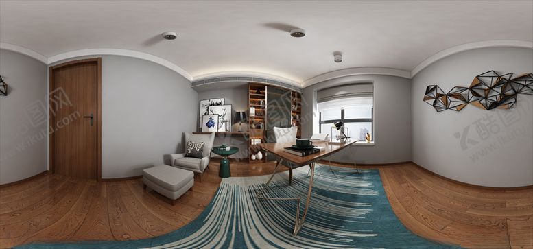 编号：50631309160410424321【酷图网】源文件下载-简约书房