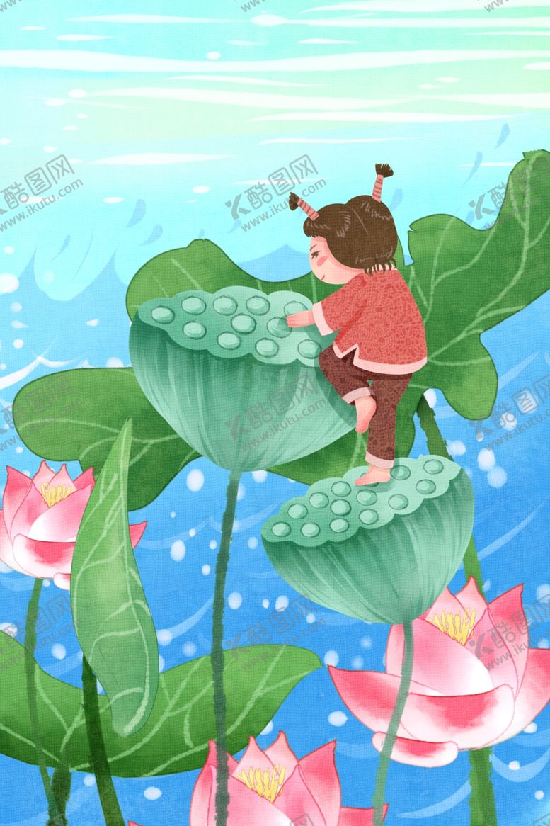 编号：48805509280625055646【酷图网】源文件下载-夏至插画