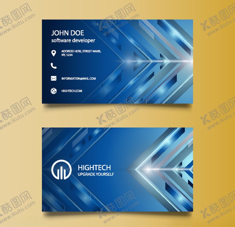 编号：22016510051732565084【酷图网】源文件下载-名片模板