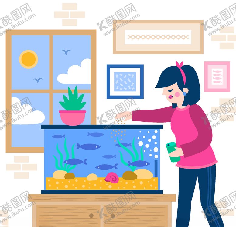 编号：40288707131445062417【酷图网】源文件下载-矢量卡通休闲人物