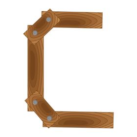 木制字母