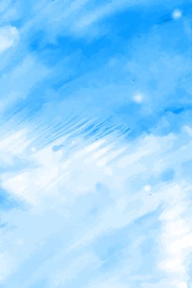 水彩天空背景