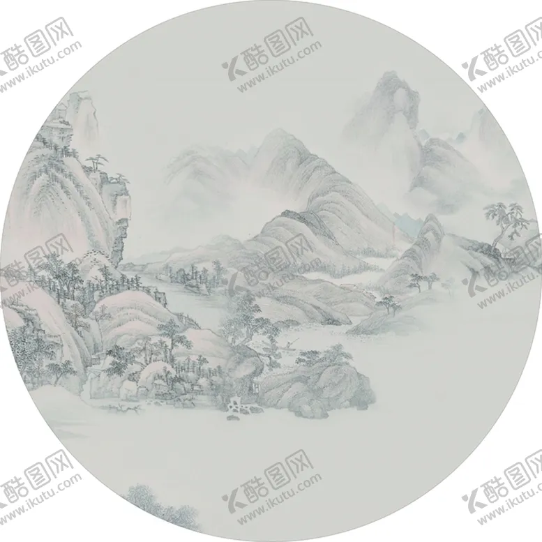 编号：40586610290107599054【酷图网】源文件下载-山水画