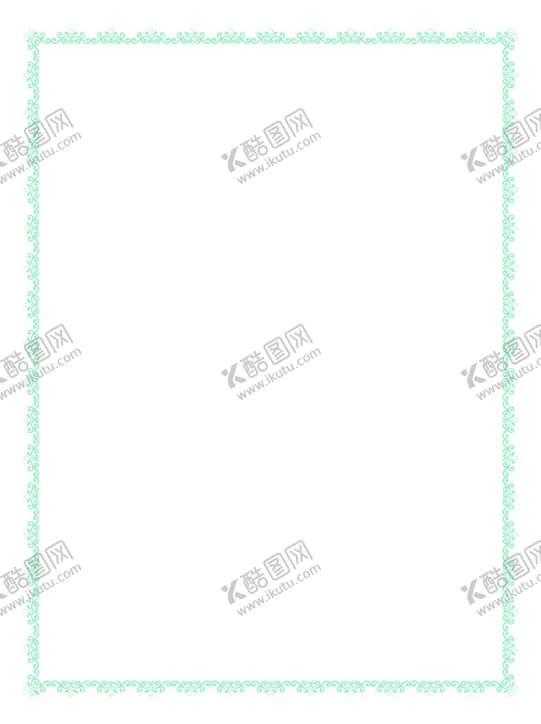 编号：63385902251551093512【酷图网】源文件下载-小清新简约矢量图花纹边框