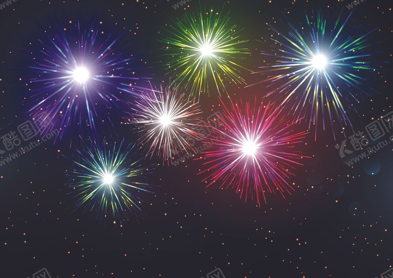 编号：47198109260636516231【酷图网】源文件下载-节日烟花