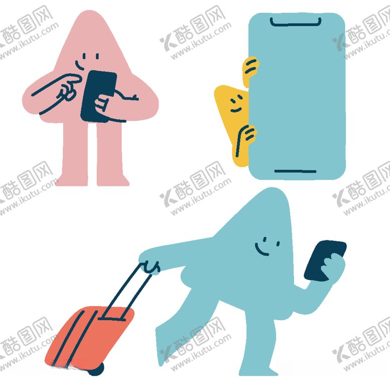 编号：21553909210513525499【酷图网】源文件下载-三角形字符插图