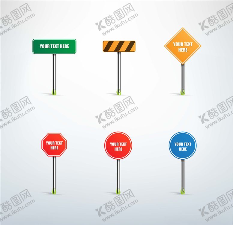 编号：67002510170059457806【酷图网】源文件下载-矢量提示牌