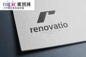 LOGO样机图片水晶字VI设计