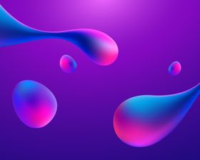 彩色几何抽象渐变背景