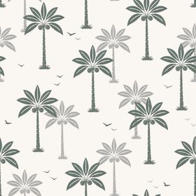 清新简约棕榈树图案背景