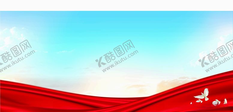 编号：18052906240421191211【酷图网】源文件下载-蓝色底图展板底图宣传板图