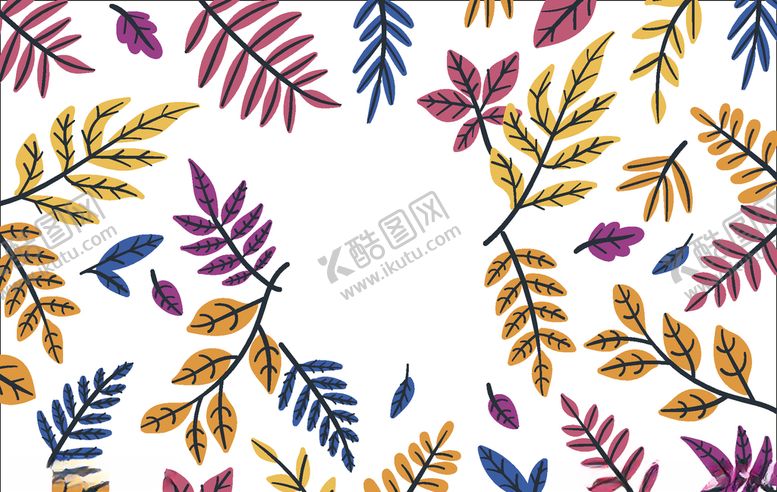 编号：82635909171729427899【酷图网】源文件下载-叶子背景