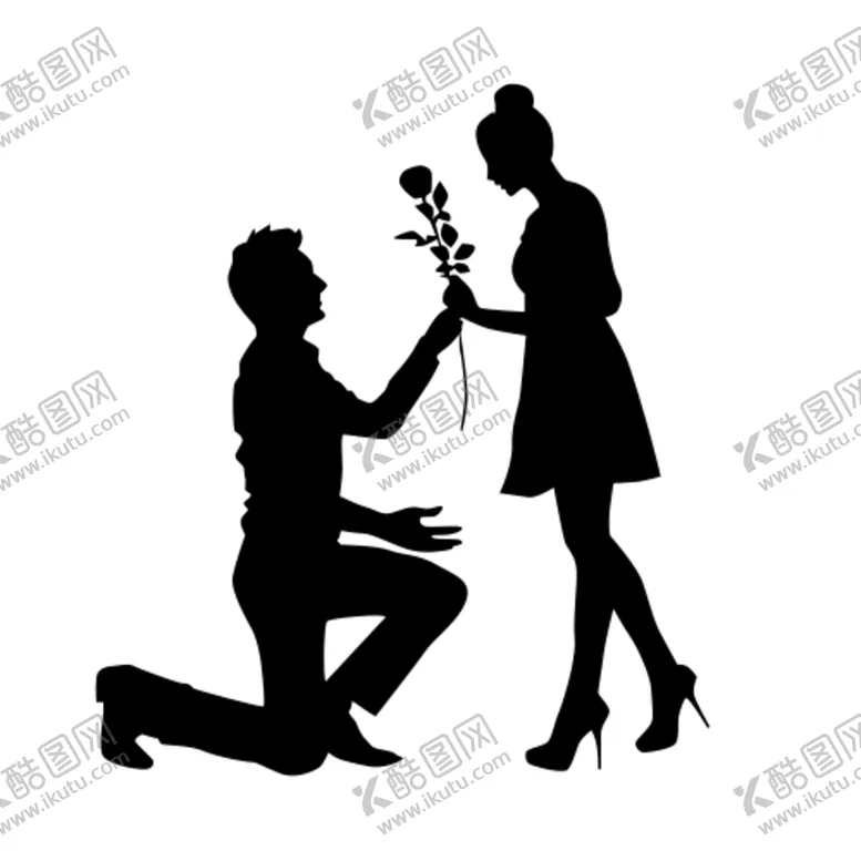 编号：11038211051801225216【酷图网】源文件下载-情侣剪影