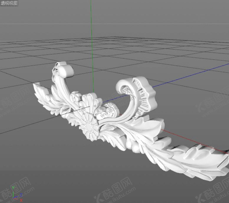 编号：64543412261217447416【酷图网】源文件下载-C4D模型欧式雕花