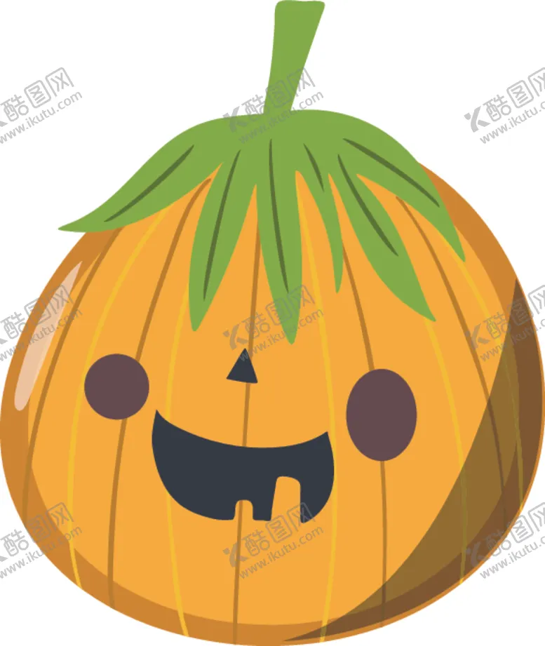 编号：15288812090740416186【酷图网】源文件下载-卡通简约万圣节南瓜图