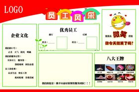 餐饮服务行业员工天地宣传栏