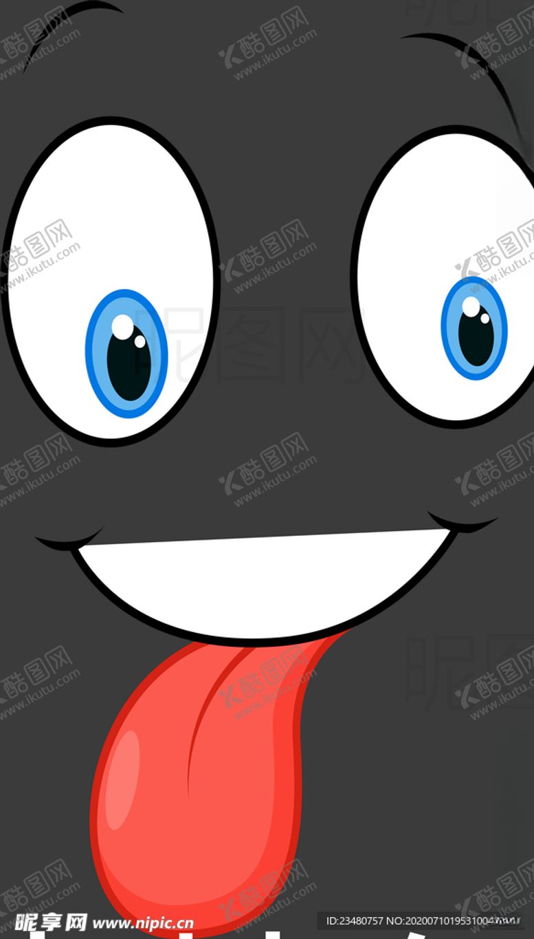 编号：14000205100539501193【酷图网】源文件下载-吐舌头